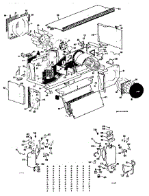 Chassis parts for Ge Central Air Conditioner A2B768DJASD1 from AppliancePartsPros.com