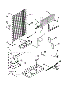 Unit Parts parts for Amana Top-Mount Refrigerator A4TCNWFBW01 from AppliancePartsPros.com