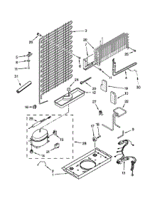 Unit Parts parts for Amana Top-Mount Refrigerator A4TXCGFBW01 from AppliancePartsPros.com