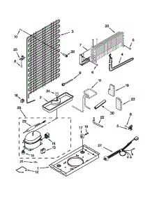 Unit Parts parts for Amana Top-Mount Refrigerator A4TXNWFWW03 from AppliancePartsPros.com