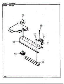 Control System parts for Admiral Electric Cooktop A89L-6-R from AppliancePartsPros.com