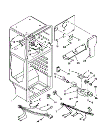 Liner Parts parts for Amana Top-Mount Refrigerator A8RXNGFBS02 from AppliancePartsPros.com