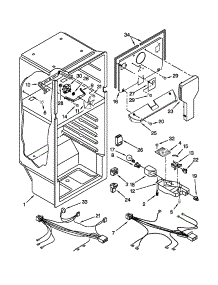 Liner Parts parts for Amana Top-Mount Refrigerator A8TCNWFAW02 from AppliancePartsPros.com