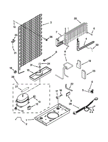 Unit Parts parts for Amana Top-Mount Refrigerator A8TCNWFAW02 from AppliancePartsPros.com
