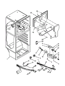 Liner Parts parts for Amana Top-Mount Refrigerator A8TXCWFXW00 from AppliancePartsPros.com