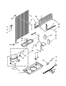 Unit Parts parts for Amana Top-Mount Refrigerator A8TXCWFXW00 from AppliancePartsPros.com