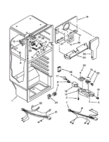 Liner Parts parts for Amana Top-Mount Refrigerator A8TXNGFBW01 from AppliancePartsPros.com