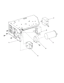 Control Assembly parts for Amana Room Air Conditioner AAC101SRA-PAAC101SRA0 from AppliancePartsPros.com