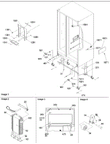 Drain Systems, Rollers, Evaporator parts for Amana Side-By-Side Refrigerator AARS2304AC-PARS2304AC0 from AppliancePartsPros.com