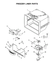 Freezer Liner Parts parts for Amana Bottom-Mount Refrigerator ABB1921BRB00 from AppliancePartsPros.com