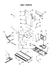 Unit Parts parts for Amana Bottom-Mount Refrigerator ABB1924BRW01 from AppliancePartsPros.com