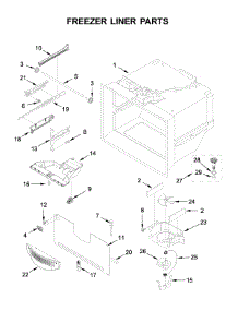Freezer Liner Parts parts for Amana Bottom-Mount Refrigerator ABB2224BRM01 from AppliancePartsPros.com