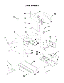 Unit Parts parts for Amana Bottom-Mount Refrigerator ABB2224BRM01 from AppliancePartsPros.com