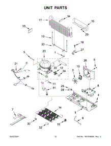 Unit Parts parts for Amana Bottom-Mount Refrigerator ABB2224BRM03 from AppliancePartsPros.com