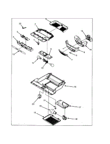 Controls parts for Amana Bottom-Mount Refrigerator ABD2533DES0 from AppliancePartsPros.com