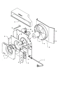 Fan And Control Assembly parts for Amana Room Air Conditioner AC05210M1D-P1225044R from AppliancePartsPros.com