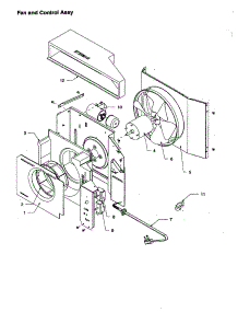 Fan And Control Assembly parts for Amana Room Air Conditioner AC07087M1D-P1225021R from AppliancePartsPros.com