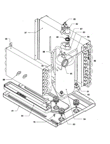 Compressor And Tubing parts for Amana Room Air Conditioner AC07087M1D-P1225027R from AppliancePartsPros.com