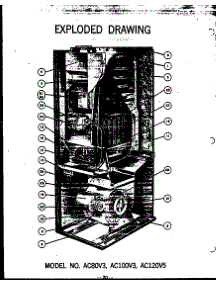 (Ac80v3) (Ac100v3) (Ac120v5) parts for Amana Heating Cooling Combined Unit AC100H3 from AppliancePartsPros.com