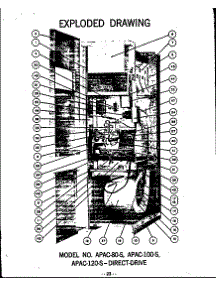 (Apac-80S) (Apac-100S) (Apac-120S) parts for Amana Heating Cooling Combined Unit AC100H3 from AppliancePartsPros.com