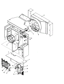 Fan And Control parts for Amana Room Air Conditioner AC12090C1D-P1225023R from AppliancePartsPros.com