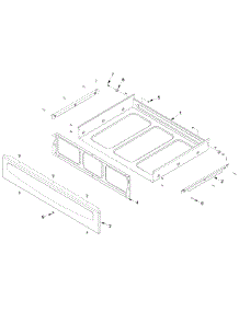 Storage Drawer parts for Amana Gas Range ACF3325AB-PACF3325AB1 from AppliancePartsPros.com