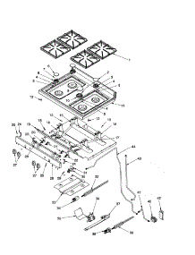Maintop / Gas Supply parts for Amana Gas Range ACF3325AC-PACF3325AC0 from AppliancePartsPros.com