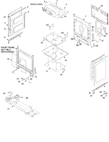 Cabinet parts for Amana Gas Range ACF3325AW-PACF3325AW1 from AppliancePartsPros.com