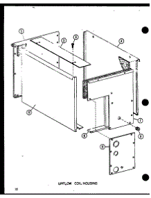 Upflow Coil Housing (D6763528 / P6763528c) (D6763524 / P6763524c) (D6763520 / P6763520c) (D6763516 / P6763516c) parts for Amana Central Air Conditioner ACFC24AOVD/P9968010C from AppliancePartsPros.com
