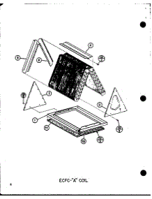 Ecfc-"A" Coil (Acfc18aov-A / P69328-1C) (Acfc24aov-A / P69328-2C) (Acfc30aov-A / P69328-3C) (Acfc36aov-A / P69328-4C) parts for Amana Central Air Conditioner ACFC30AOV-A/P69328-3C from AppliancePartsPros.com