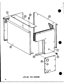 Upflow Coil Housing (D6763528 / P6763528c) (D6763524 / P6763524c) (D6763520 / P6763520c) (D6763516 / P6763516c) parts for Amana Central Air Conditioner ACFC30AOVA/P9968015C from AppliancePartsPros.com