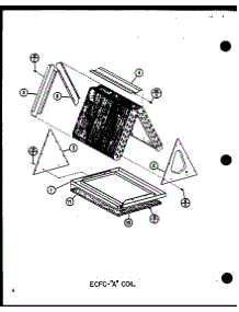 Ecfc-"A" Coil (Acfc18aovd / P9968009c) (Acfc24aovd / P9968010c) (Acfc30aovd / P9968011c) (Acfc36aovd / P9968012c) parts for Amana Central Air Conditioner ACFC30AOVD/P9968011C from AppliancePartsPros.com