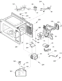 Interior parts for Amana Countertop Microwave ACM1460AB-PACM1460AB0 from AppliancePartsPros.com