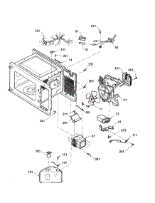 Interior parts for Amana Countertop Microwave ACM1460AW-PACM1460AW0 from AppliancePartsPros.com