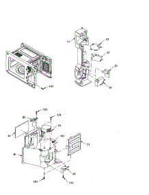 Latch Board parts for Amana Built-In Microwave ACM1580AC-PACM1580AC0 from AppliancePartsPros.com