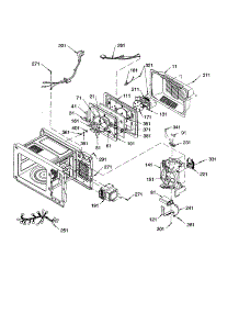 Interior parts for Amana Built-In Microwave ACM1580AW-PACM1580AW0 from AppliancePartsPros.com