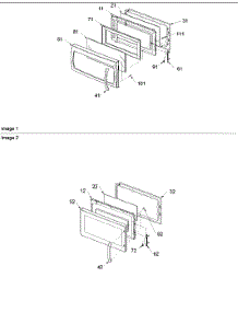 Doors parts for Amana Microwave/Hood Combo ACO1860AW-PACO1860AW0 from AppliancePartsPros.com