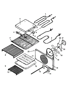 Oven Accessories parts for Amana Electric Wall Oven ACO27DK-P1132343NK from AppliancePartsPros.com