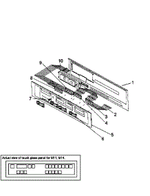 Control Panel (Aco27de / P1172603s) (Aco27dew / P1172604s) (Aco27se / P1172601s) (Aco27sew / P1172602s) (Fdc2502ww / P1132327nw) (Fdc2902ww / P1132325nw) parts for Amana Electric Wall Oven ACO27SE-P1172601S from AppliancePartsPros.com
