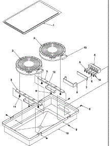 Cc14(Ribbone Radiant) (Akes3060e / P1131752ne) (Akes3060e / P1131756ne) (Akes3060e / P1131758ne) (Akes3060ww / P1131752nww) (Akes3060ww / P1131756nww) (Akes3060ww / P1131758nww) (Cc14e / P1133371ne) parts for Amana Range ACR110W-P1133385NW from AppliancePartsPros.com