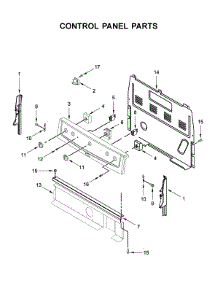 Control Panel Parts parts for Amana Electric Range ACR2303MFW4 from AppliancePartsPros.com