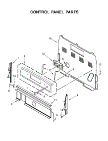 Control Panel Parts parts for Amana Electric Range ACR4303MFB3 from AppliancePartsPros.com