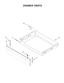Drawer Parts parts for Amana Electric Range ACR4303MFB3 from AppliancePartsPros.com