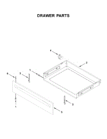 Drawer Parts parts for Amana Electric Range ACR4303MFB4 from AppliancePartsPros.com