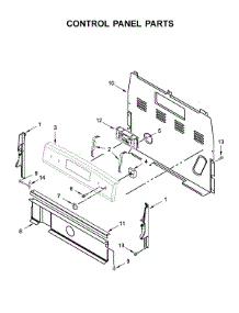Control Panel Parts parts for Amana Electric Range ACR4303MFS3 from AppliancePartsPros.com