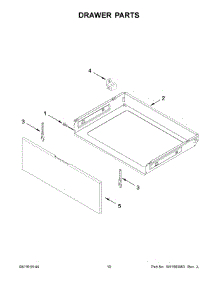 Drawer Parts parts for Amana Electric Range ACR4303MFS5 from AppliancePartsPros.com