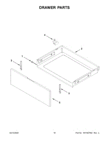 Drawer Parts parts for Amana Electric Range ACR4303MFS7 from AppliancePartsPros.com