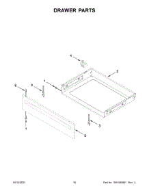 Drawer Parts parts for Amana Electric Range ACR4303MFW5 from AppliancePartsPros.com
