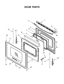Door Parts parts for Amana Electric Range ACR4503SFB3 from AppliancePartsPros.com