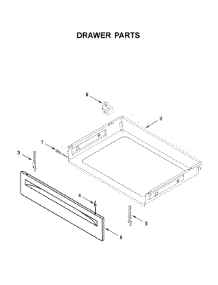 Drawer Parts parts for Amana Electric Range ACR4503SFB4 from AppliancePartsPros.com